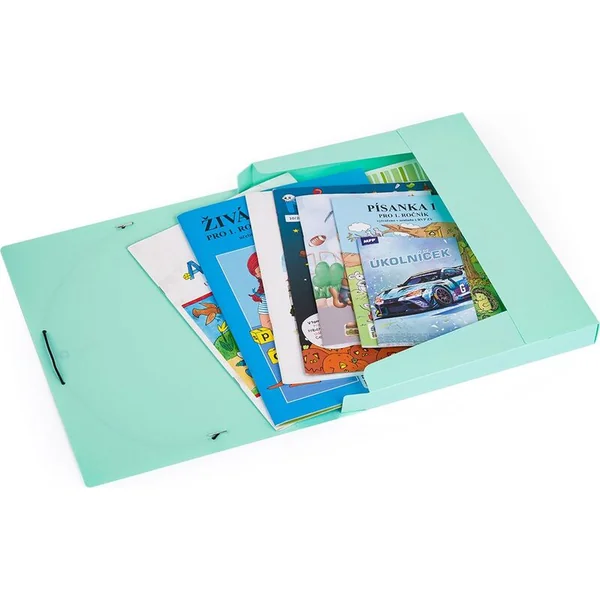 Couverture verte pour cahiers Topgal FOLDER 24068