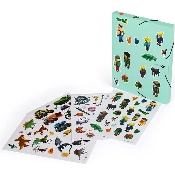 Couverture verte pour cahiers Topgal FOLDER 24068