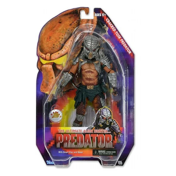 CRACKED TUSK PREDATOR FIGURINE PREDATOR SERIE 13 NECA 18 CM