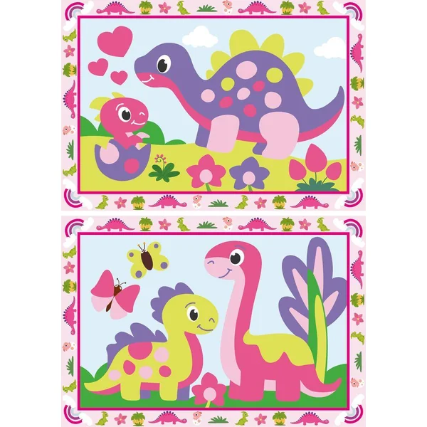 CREART JUNIOR - DINOSAURES COLORES
