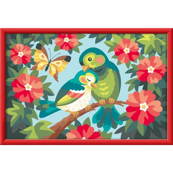 CREART KIDS - 31X21CM - OISEAUX COLORES