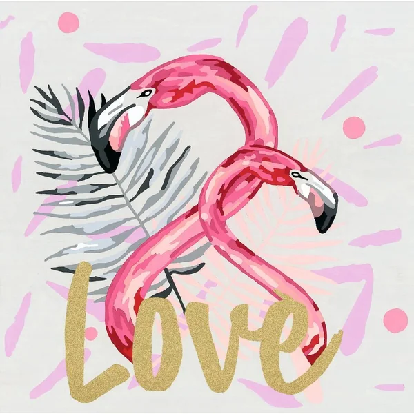 CREART PEINTURE PAR NUMERO CARRE - LOVE