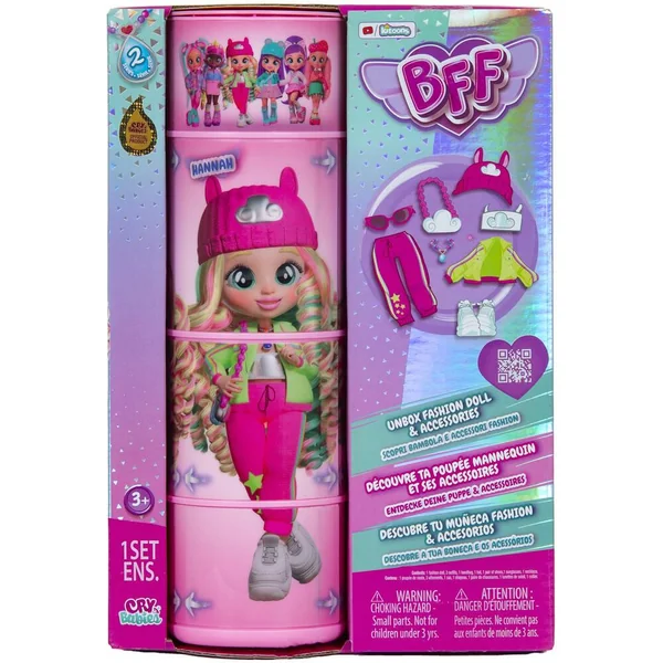 CRY BABIES POUPEE BEST FRIENDS FOR EVER HANNAH 20 CM