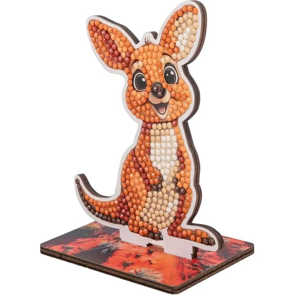 CRYSTAL ART FIGURINES A DIAMANTER - KANGOUROU