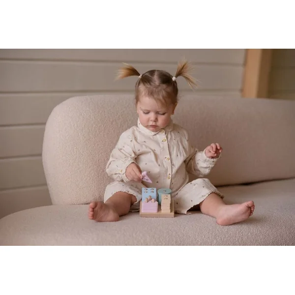 CUBIKA Pastel 15870 Trions les formes IV - puzzle en bois 17 pièces