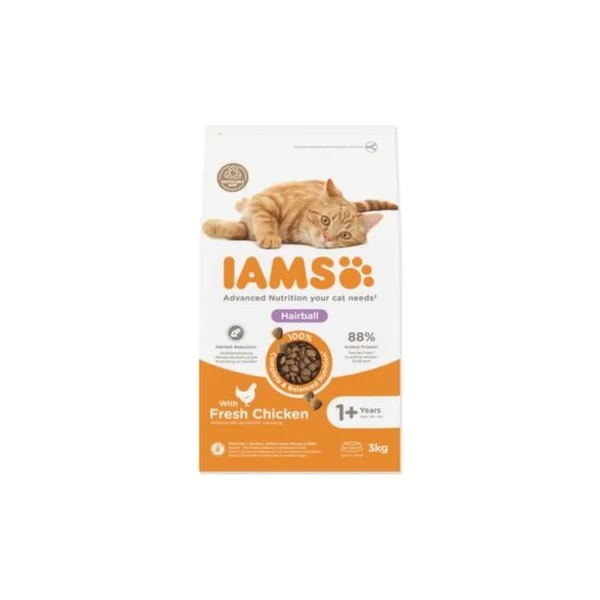 CZZ*IAMS CHAT AD HBCTRL POULET 3KG