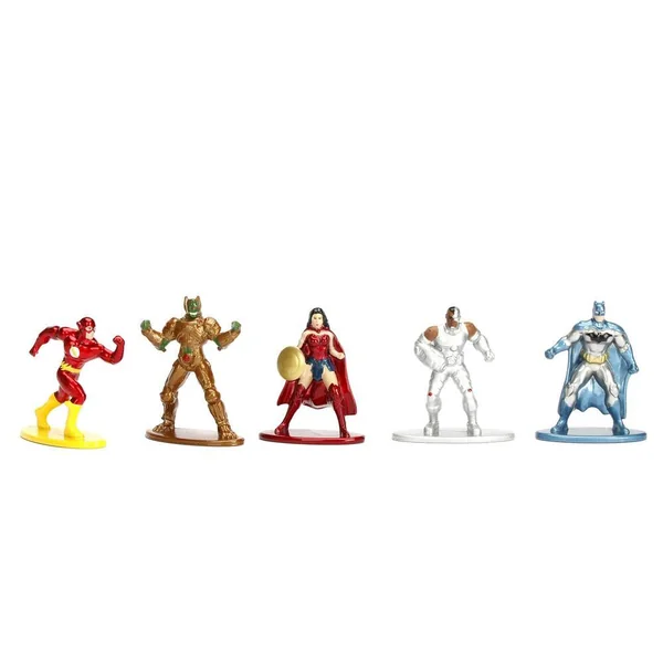DC COMICS - FIGURINE - PACK DE 5 FIGURINES NANO METALFIGS DC COMICS