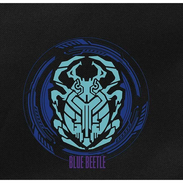 DC COMICS - SAC A DOS NOIR - " LOGO BLUE BEETLE" *