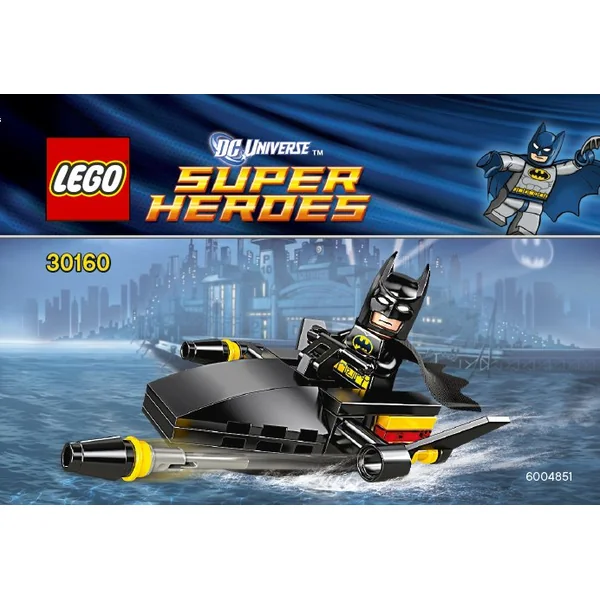 DC UNIVERSE SUPER HEROES: BATMAN JETSKI, LEGO© 30160 - jeu de construction
