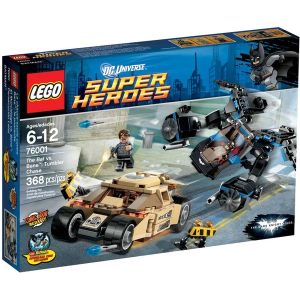DC UNIVERSE SUPER HEROES: BATMAN VS. BANE: LA COURSE POURSUITE, LEGO® 76001 - jeu de construction