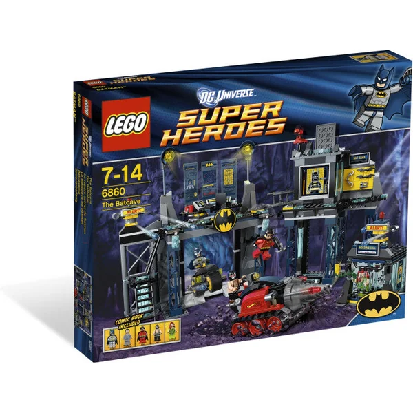 DC UNIVERSE SUPER HEROES: LA BATCAVE, LEGO© 6860 - jeu de construction