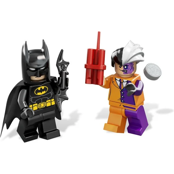 DC UNIVERSE SUPER HEROES: LA POURSUITE DE DOUBLE-FACE EN BATMOBILE, LEGO© 6864 - jeu de construction