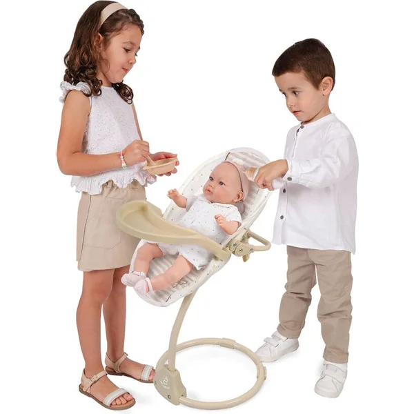 DeCuevas 51578 Chaise haute multifonctionnelle et balançoire pour poupées 3 en 1 Verona 2024