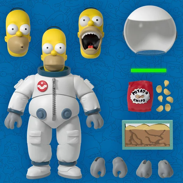 Deep Space Homer figurine Ultimate Les Simpson Super7 18 cm