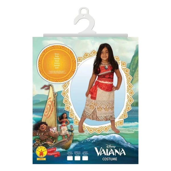 DEGUISEMENT CLASSIQUE VAIANA TAILLE L 7-8 ANS