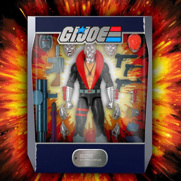 Destro figurine Ultimate G.I. Joe Super7 18 cm