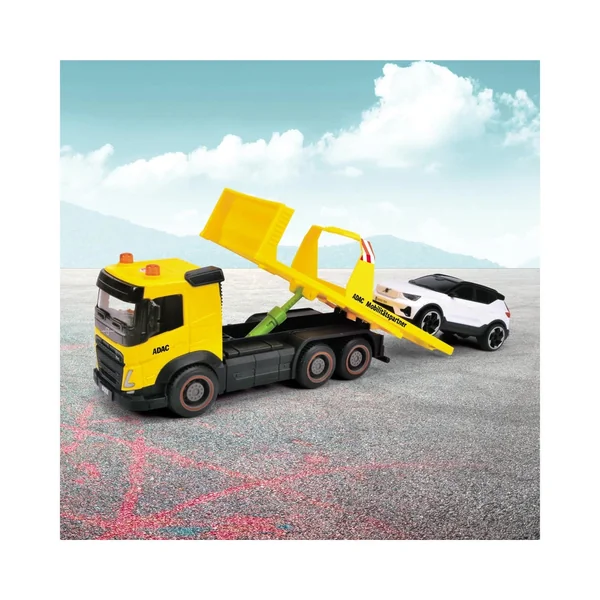 Dickie - Play Vehicles - ADAC Tow Truck Set - Friction Drive - 3 Years - Role Play
