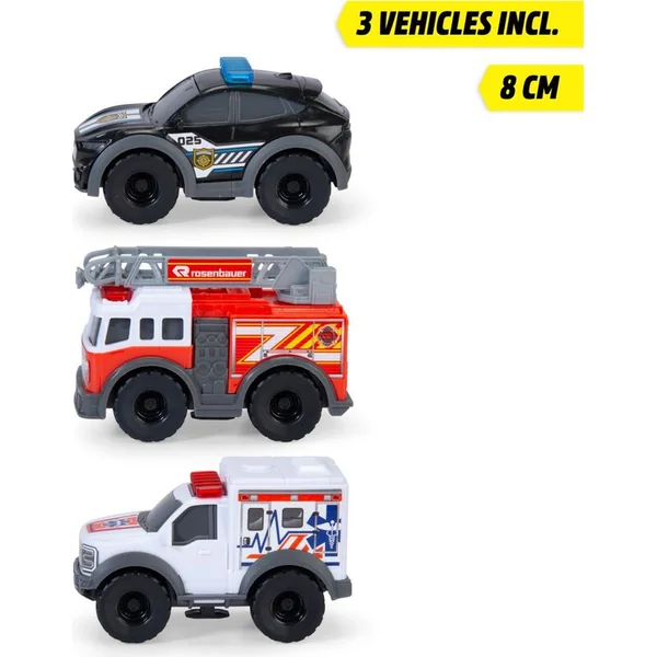 Dickie SOS Micro Set avec lampe de poche 9 cm