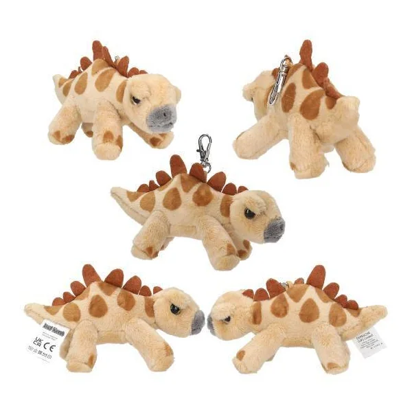 DINO WORLD PORTE CLE EN PELUCHE