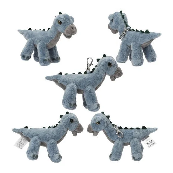 DINO WORLD PORTE CLE EN PELUCHE