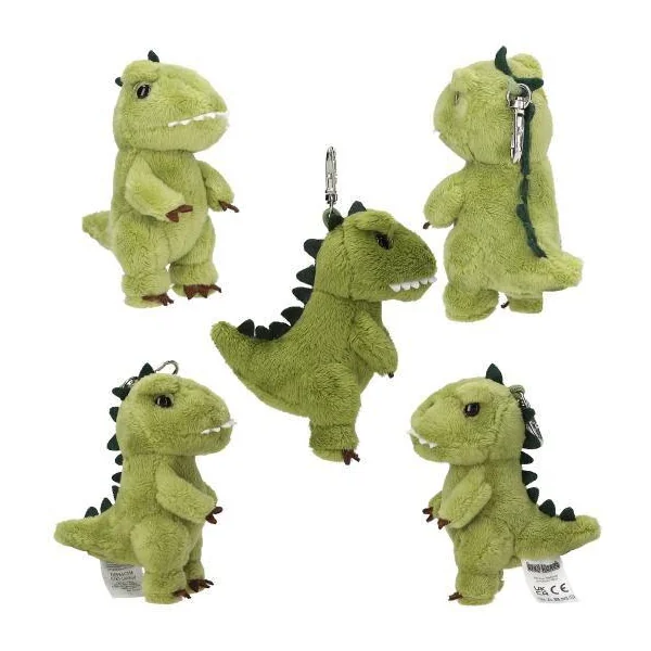 DINO WORLD PORTE CLE EN PELUCHE
