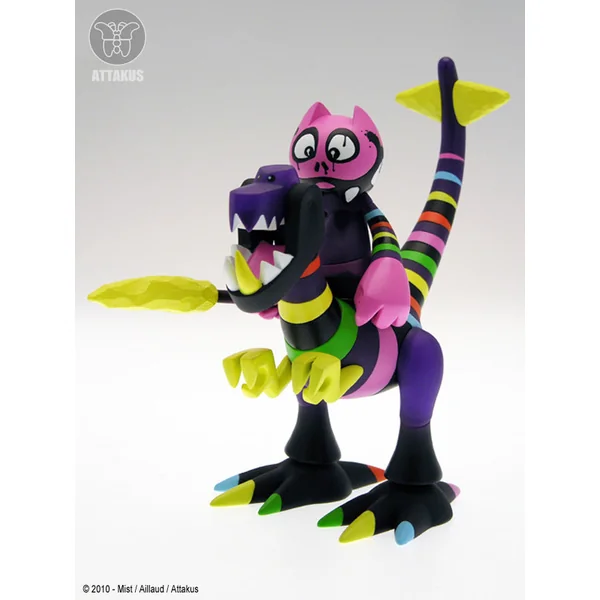 DINO / ZORUS: RAINBOW WARRIOR - figurines vinyles 21.5 cm