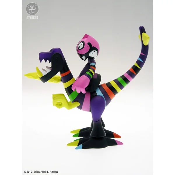 DINO / ZORUS: RAINBOW WARRIOR - figurines vinyles 21.5 cm