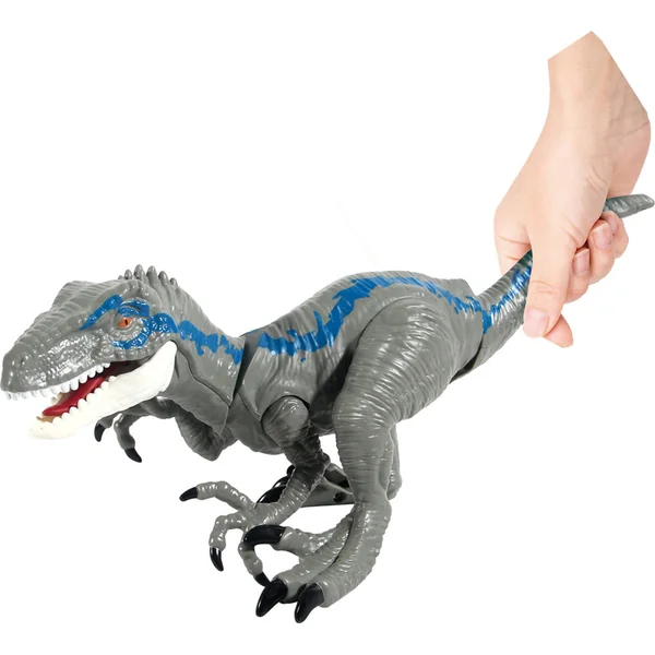 Dinosaure Vélociraptor 27 cm avec lumière et son