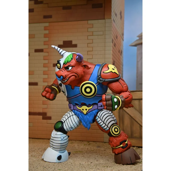 Dirtbag & Groundchuck pack 2 figurines Les tortues ninja 1987 Neca 18 cm