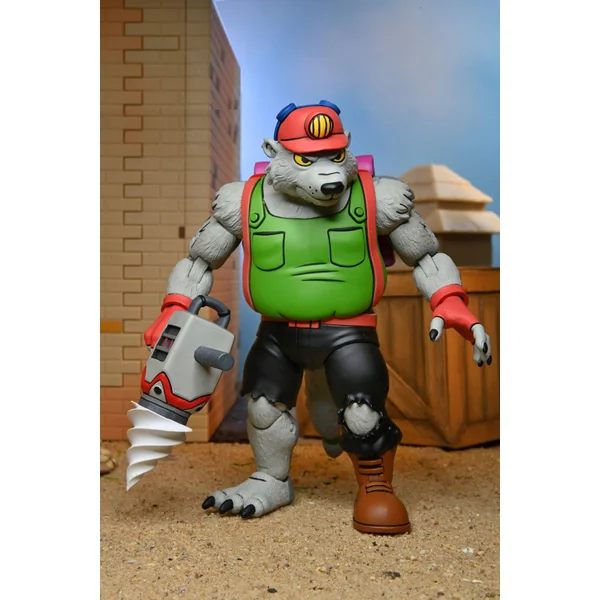 Dirtbag & Groundchuck pack 2 figurines Les tortues ninja 1987 Neca 18 cm