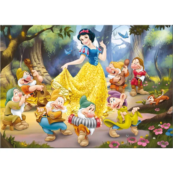 DISNEY BLANCHE NEIGE PUZZLE 150 PIECES 2 EN 1
