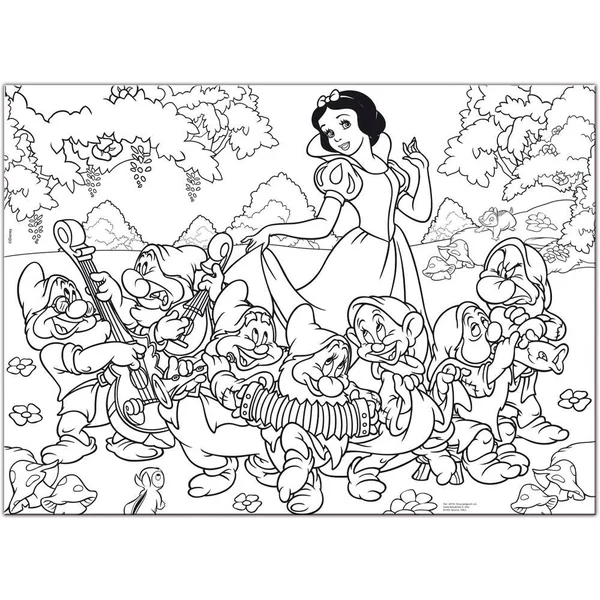 DISNEY BLANCHE NEIGE PUZZLE 150 PIECES 2 EN 1
