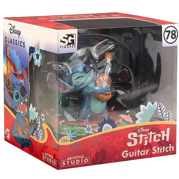 DISNEY FIGURINE STITCH GUITARE