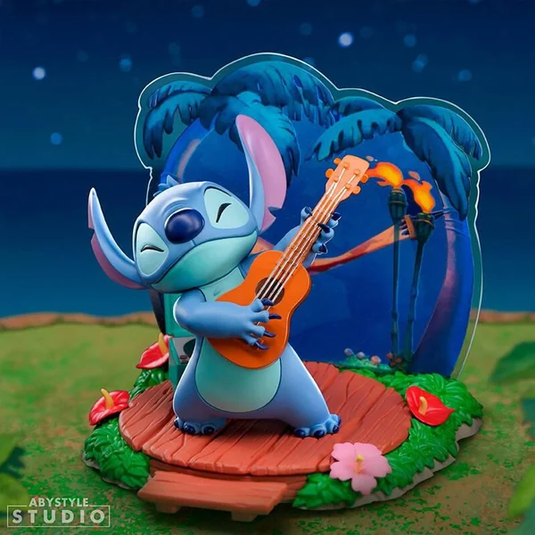 DISNEY FIGURINE STITCH GUITARE