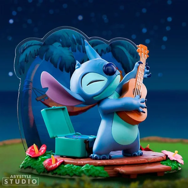 DISNEY FIGURINE STITCH GUITARE
