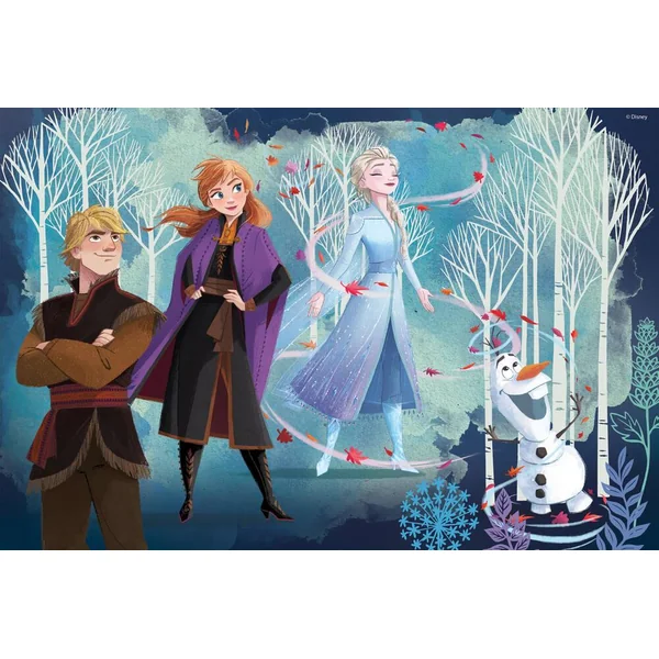 DISNEY LA REINE DES NEIGES PUZZLE 2 X 60 PIECES 2 EN 1