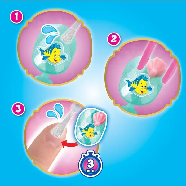 DISNEY PRINCESS - AQUABEADS - LE COFFRET DE MANUCURE