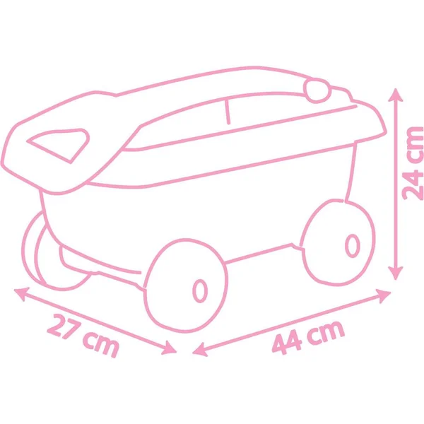 DISNEY PRINCESSES - CHARIOT DE PLAGE GARNI