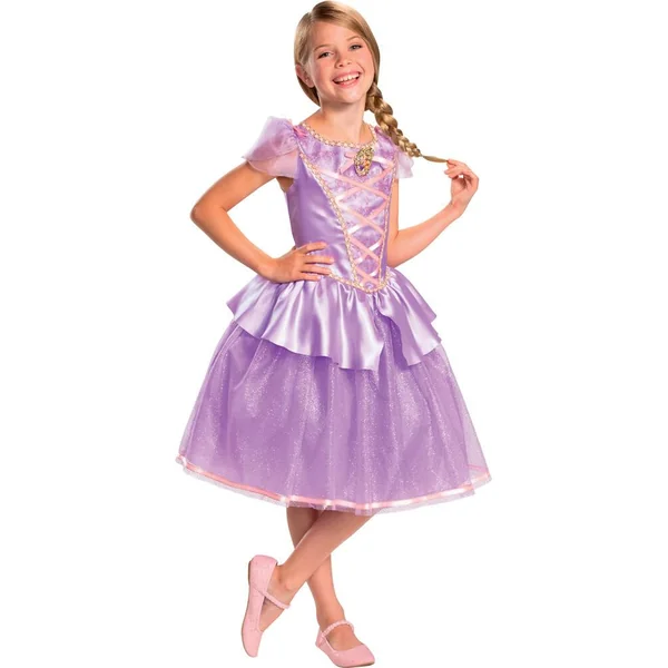DISNEY PRINCESSES - RAIPONCE - DEGUISEMENT DELUXE TAILLE 5-6 ANS