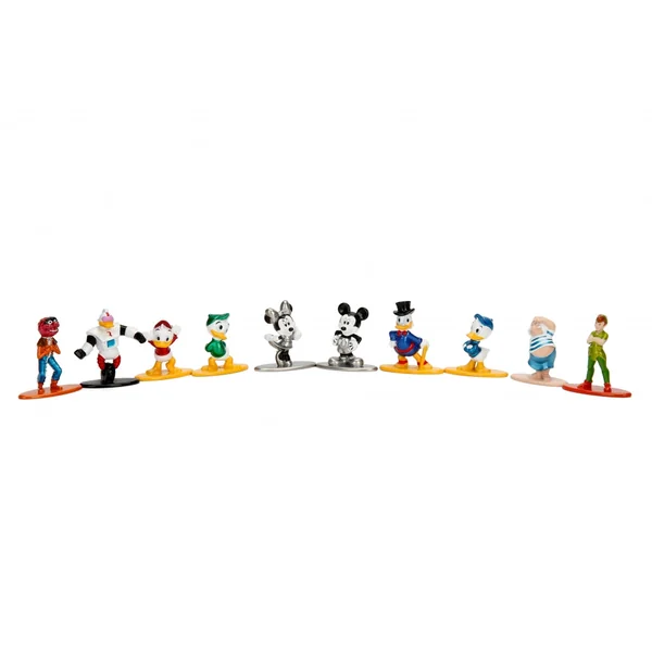 DISNEY: SCROOGE, MICKEY, MINNIE, PETER PAN, ... - pack de 10 figurines en métal 3.5 cm (NANO METALFIGS)