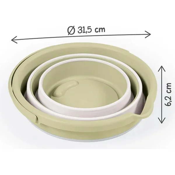 Dolu Seau pliable, vert clair