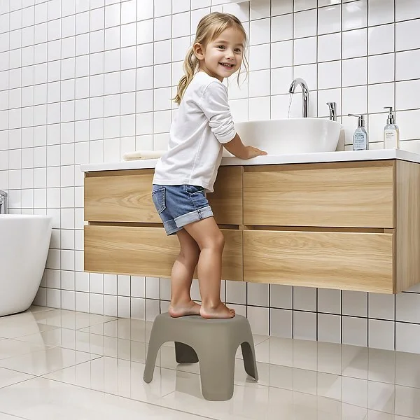 Dolu Tabouret antidérapant, gris