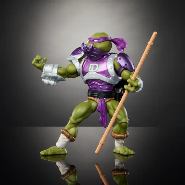 Donatello figurine MOTU x TMNT Turtles of Grayskull Mattel 14 cm