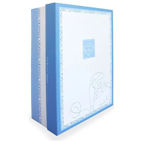 Doudou Coffret cadeau - ours en peluche endormeur avec bonnet