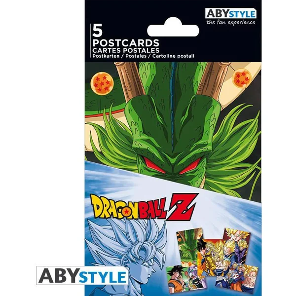 DRAGON BALL CARTES POSTALES SET 1 DBZ 14.8X10.5