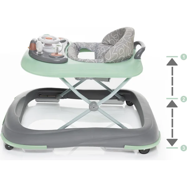 Déambulateur Fiesta, Gris/Menthe