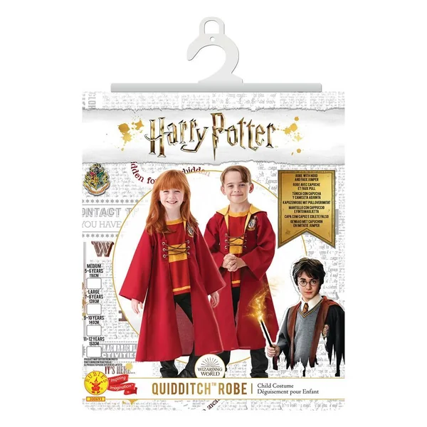 DÉGUISEMENT HARRY POTTER QUIDDITCH TOP & CAPE - TAILLE 11 - 12 ANS XXL