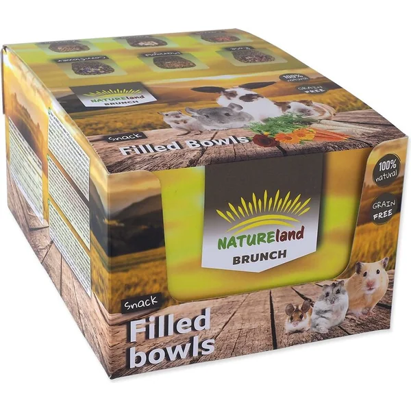 Délice Nature Land Brunch Chutné košíčky Displej 75g 12pcs