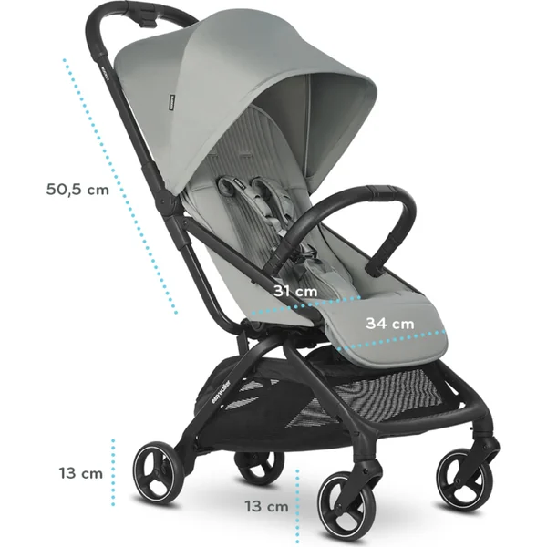 EASYWALKER Poussette sportive Rockey S Pure Black