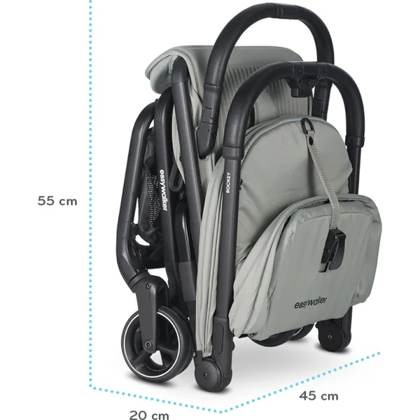 EASYWALKER Poussette sportive Rockey S Pure Black